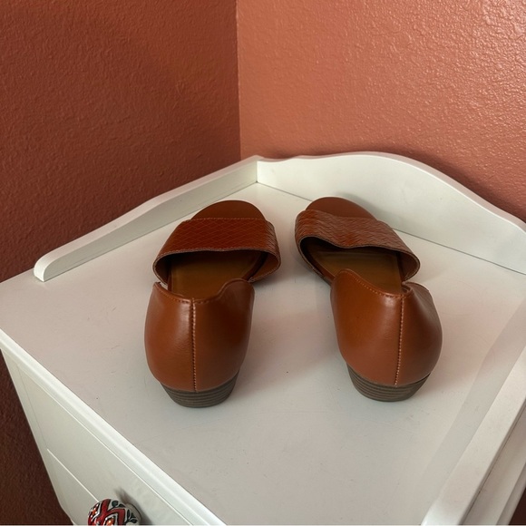 a.n.a Brown Flats with Perforated Design - Picture 2 of 4